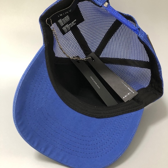 Amiri Blue Trucker Hat with White Star Baseball Cap Women and Men Driver Hats main image 5